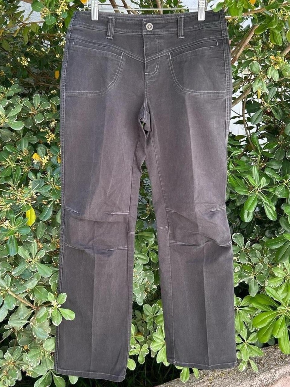 Kuhl Womens Size 8 Gray Low Rise Bootcut Utility Pants Stretch 30x31